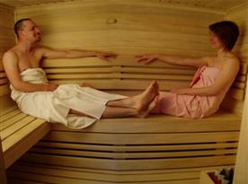Nově vybudovaná sauna