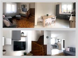 Apartmán A - obývací pokoj  a kuchyň